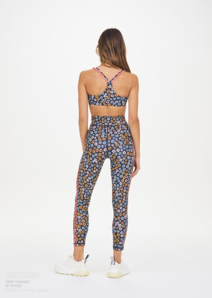YA-16 Floral Side-Stripe Set
