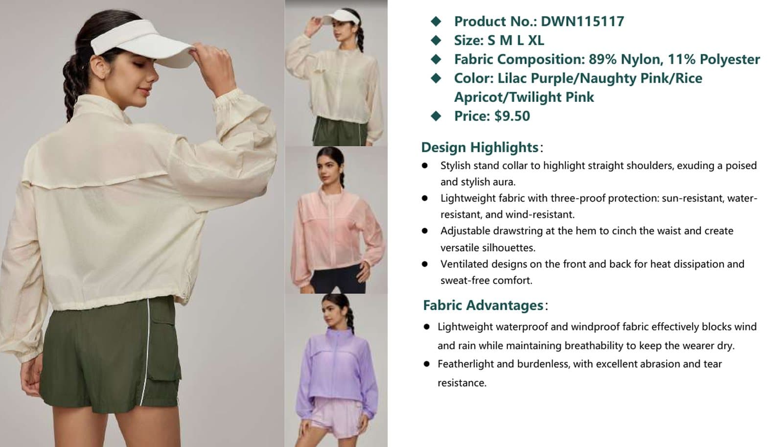 DWN115117 Leichte Windjacke mit Stehkragen — Source Image Catalog · 28
