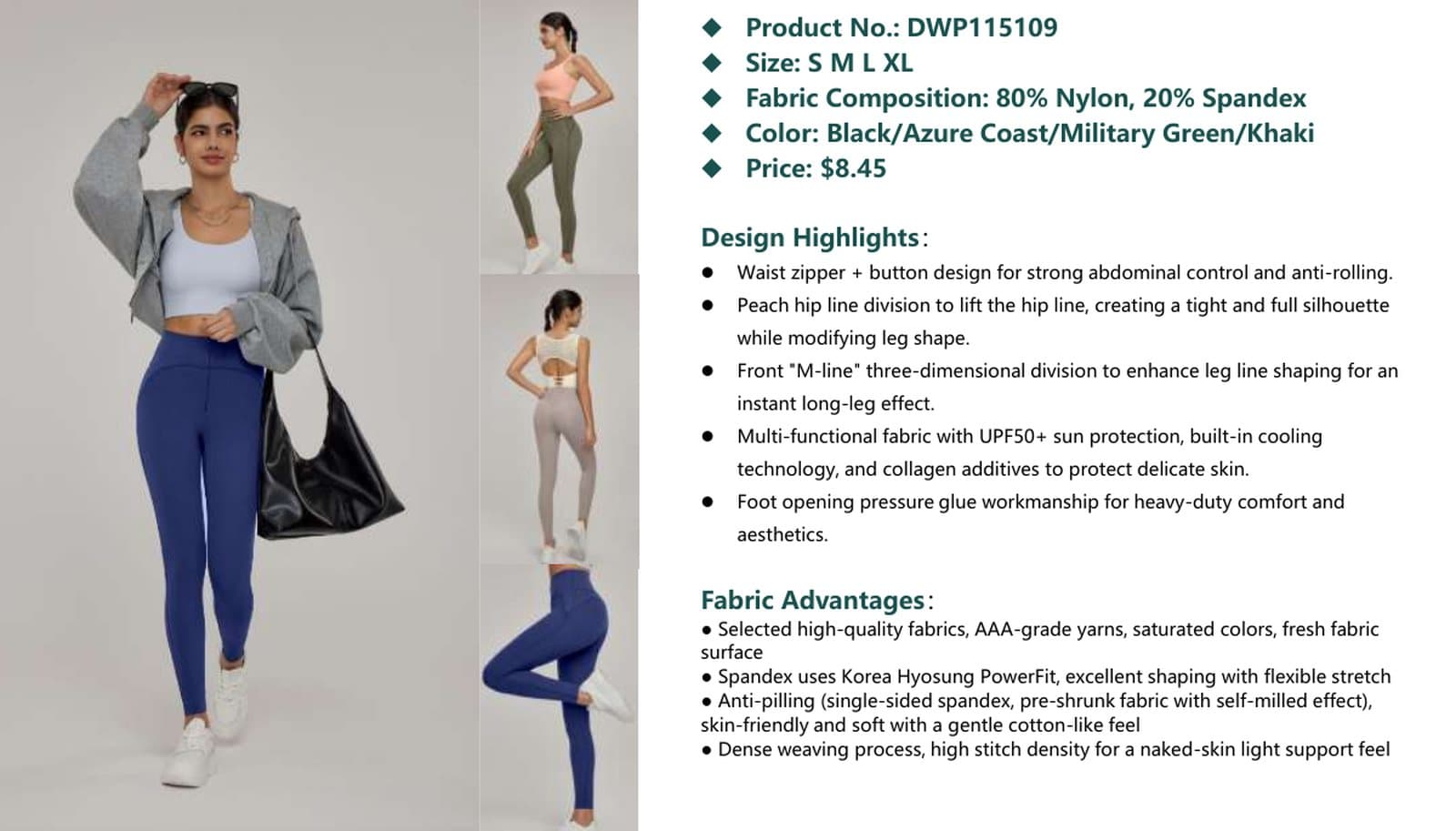 DWP115109 Legging sculpt con zip in vita — Source Image Catalog · 43