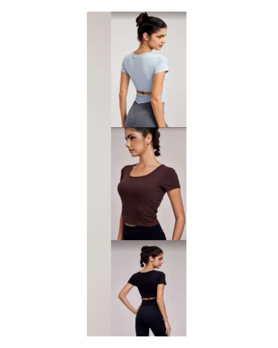 DWY115009 Rundhals-T-Shirt mit integriertem Cup — Produktspezifikation
