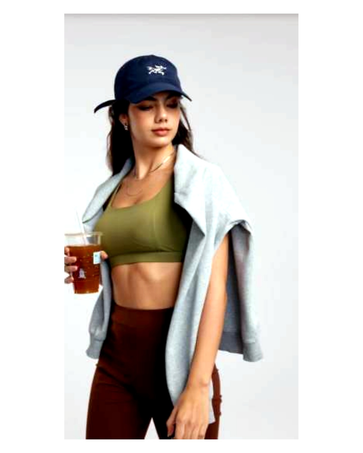 Sports bra sample for custom activewear production