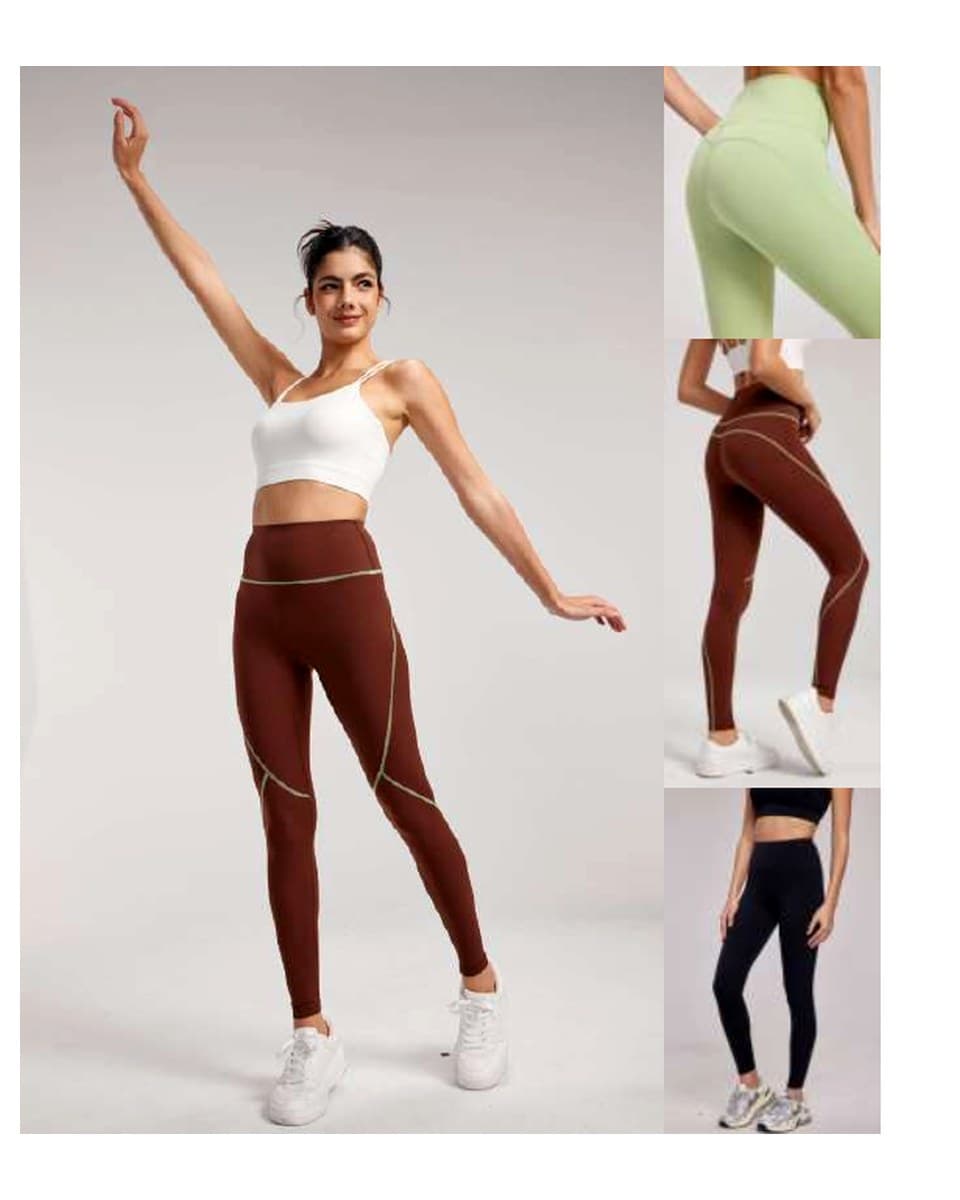 DWP115107 Contrast-Line Training Legging