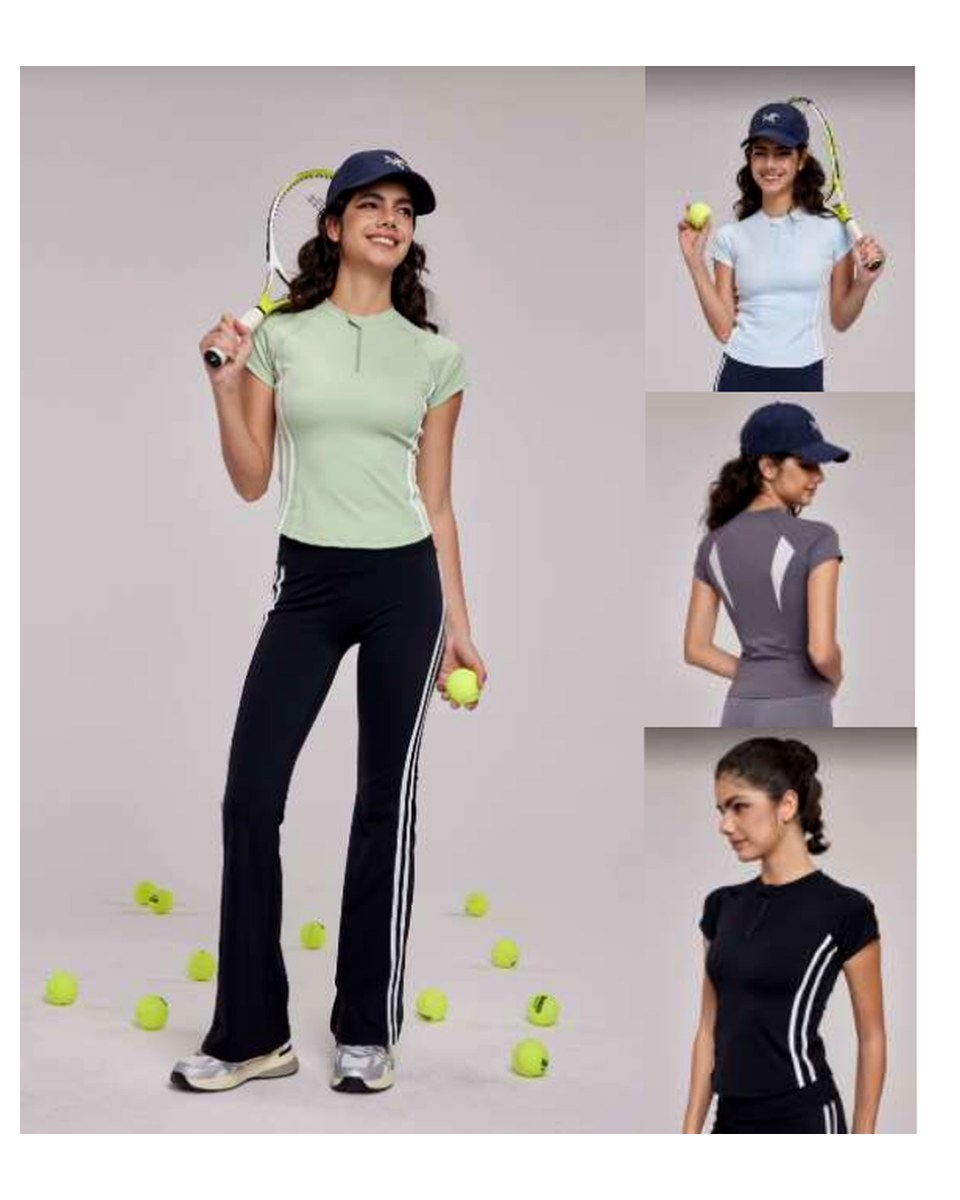 Training top sample for custom gym wear manufacturing