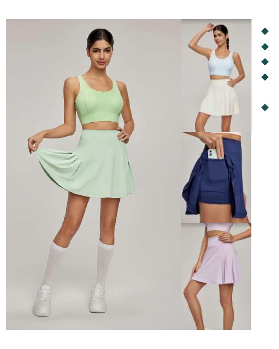 DWD115110 Pleated Tennis Skirt
